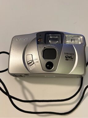 Canon Sure Shot OWL Compact Film Camera - Silver